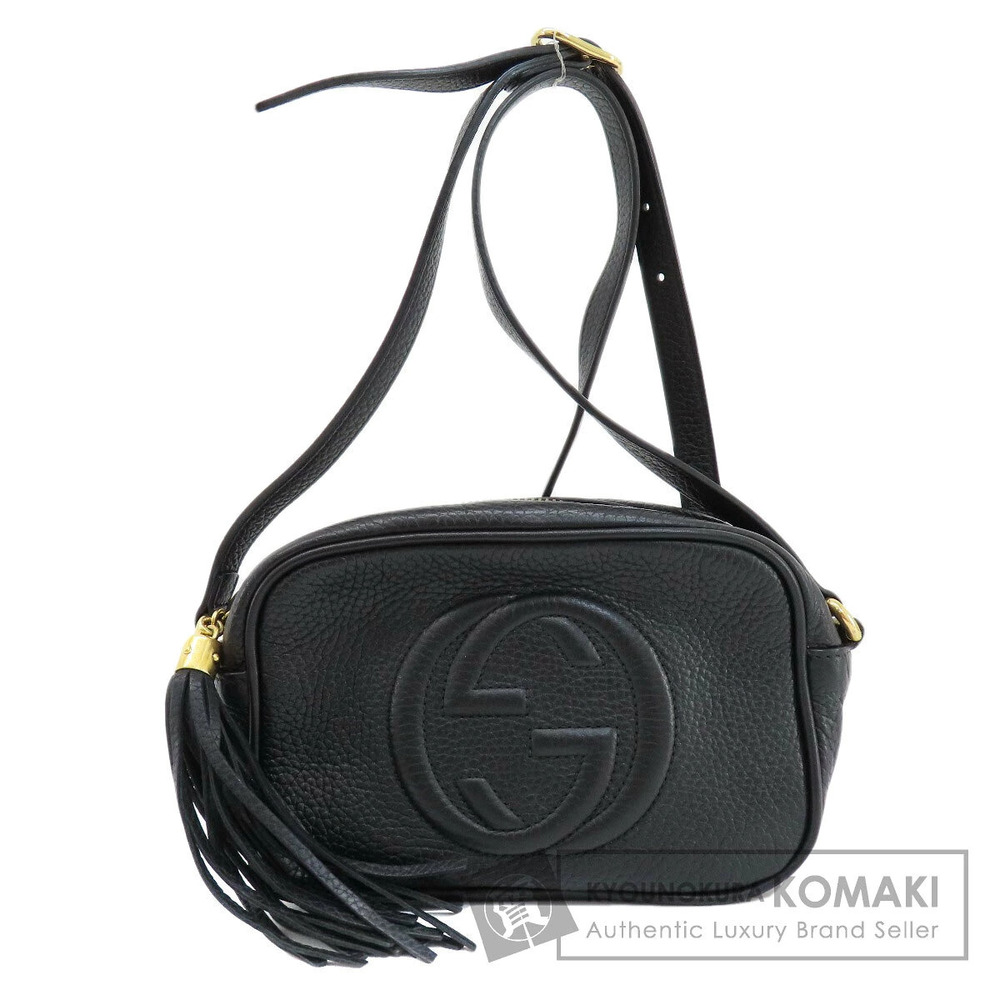 Gucci Soho Interlocking GG Shoulder Bag Leather